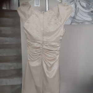 Golden cocktail dress